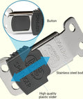 ClicLock Stainless Steel Buckle For Prong Dog Training Collar With Quick Release And Easy Buckle Built Tough