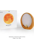 Moon Lamp Night Light Mood Lighting For Living Room Romantic Full Moon Glow With Touch Control next to packaging box