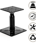 Built Tight Adjustable Support Jacks For Floors And Decks Featuring Rock Solid Screw Jack Posts For House Joist Stabilizing, 4500 lbs capacity.