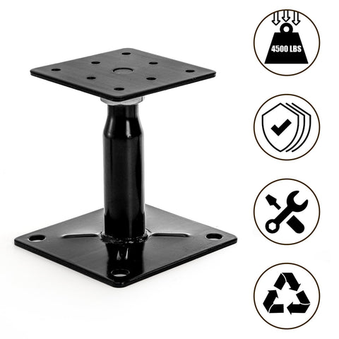 Built Tight Adjustable Support Jacks For Floors And Decks Featuring Rock Solid Screw Jack Posts For House Joist Stabilizing, 4500 lbs capacity.