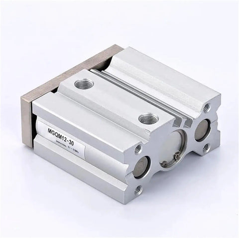 Built Tough Compact Pneumatic Air Actuator Featuring Double Acting Pistons And Low Drag Slide Bearings For Consistent Push Pull Output And No Hassle Installation At A 300Mm Stroke, aluminum body.