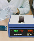 Technician using Pro Grade 700W Soldering Station With Preheating ESD Safe Lead Free LED Microcomputer Welding Machine for PCB repair