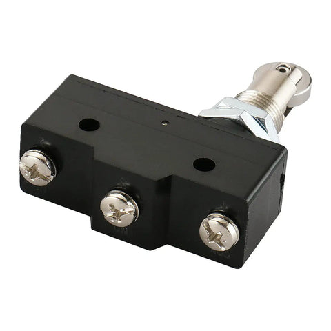Micro Limit Switch TM 1308 Panel Mount Roller Plunger Actuator 1NO 1NC SPDT 15A 250VAC Heavy Duty IP65 black housing