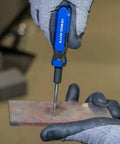 Person using Triple Thread Taps Kit For 6 32 8 32 10 24 With Quick Rethreading To Fix Burred Threads And Clean Plaster Obstructions