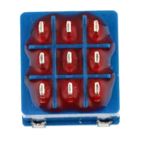 Top view of 3PDT Nine-Pin Box Stomp Foot Switch For Guitar Effects Pedals True Bypass Metal Build Pack Of Five
