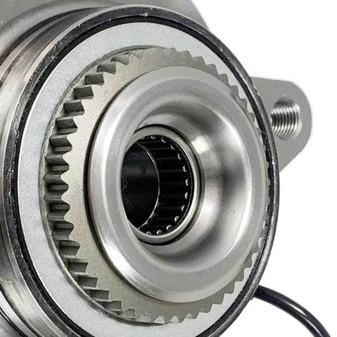 Close-up of Front Wheel Hub Bearing Assembly 6 Lug 4WD With ABS For Ford F150 Expedition 2011 To 2014 And Lincoln Navigator