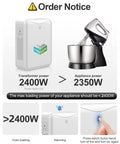 Heavy Duty 3000W Step Down Transformer 220V to 110V Converter for US Appliances with power usage notice