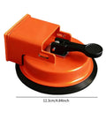 Heavy Duty Floor Fixer Tool With Powerful Vacuum Suction Cup For Seamless Marble Repair Lifters, orange 4.84" diameter