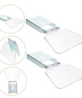 Bench Guard Replacement Kit For Grinding Machines Angle Guard Eye Plate Assembly Stainless Steel
