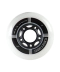 Indoor Roller Hockey Wheel Set 78A 76mm with hybrid ceramic bearings, designed for smooth speed and durability on indoor rinks.