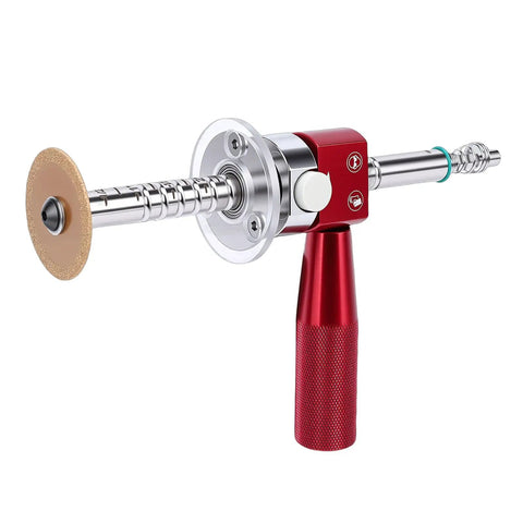 Internal PVC Pipe Cutter Set For 6 To 105mm Pipes With Adjustable Depth Gauge And One Quarter Inch Shank Carbide Blade Pro Grade