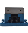 Heavy Duty Four Inch Bench Clamp Vise With Rock Solid Grips For Milling And Drilling Machines Built From Tough Grey Cast Iron angled view