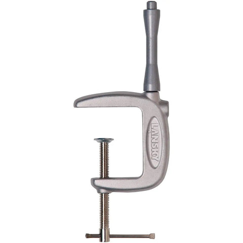Super C Clamp for Blade Sharpening and Handy Workbench Projects, Two-Piece Mount, Lightweight Aircraft-Grade Aluminum
