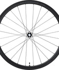 Ultegra WH-R8170 C36 Carbon Road Wheelset Tubeless Ready For Disc Brakes 700c front view with 36mm deep rim and spokes visible