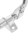 Four Pack Quick Fixed Toggle Clamps With Horizontal Elbow Joint For Woodworking And Welding, Push Pull Workshop Fixture Tool Hand Clamp, Durable PVC And Iron Construction With Nonslip Tips, close-up