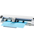Vinyl Cutter With Automatic Edge Detection And Dual Blade System For Precise DIY Crafts, design software included, in use.