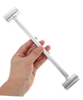 Adjustable Hinge Wrench For Door Gaps Pro Grade Heavy Duty Tool Kit For Home And Commercial Use Fast Fix For Loose Hinges Multifunction Door Hinge Repair Set From Cabilock Durable Precision Tool shown in hand