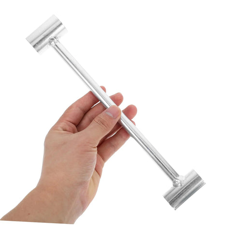 Adjustable Hinge Wrench For Door Gaps Pro Grade Heavy Duty Tool Kit For Home And Commercial Use Fast Fix For Loose Hinges Multifunction Door Hinge Repair Set From Cabilock Durable Precision Tool shown in hand