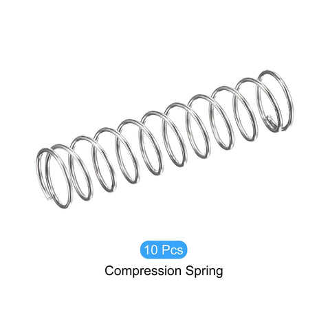 Ss304 Compression Spring 304 Stainless Steel Compression Springs 10-Pack