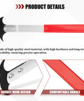Heavy Duty Car Seal Puller With Dual Hook Tips For Oil And Grease Seal Disassembly And Installation, showing handle and hook