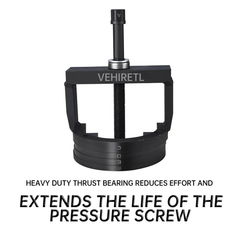 Wheel Bearing Removal And Installation Tool Kit component with heavy duty thrust bearing and pressure screw, front view.