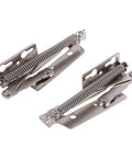 Heavy Duty 80 Degree Sprung Cabinet Door Hinges 2 Piece Set For Lift Up Flap Doors No Fuss Easy Install Stainless Steel Silver Finish