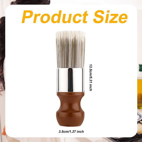 Salve Brush For Leather And Wood Furniture 13.5cm size with comfortable handle and bristles for furniture care.