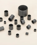 Ten Pack POM Sleeve Bearings 5mm ID X 7mm OD X 8mm Length Self Lubricating Oilless Black Bushings for Small Motors, DIY Projects, RC Cars, 3D Printer Parts, Hobby Machining, assorted sizes