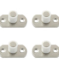 4 Pieces Lower Guide Pulleys 12Mm Nylon for Sliding Doors Positioner Swing Stop Limiter Lifting Wheel Accessories
