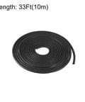 Tough As Nails EPDM Foam Rubber Seal Strip 4mm X 10 Meters round profile roll for weatherproofing and insulation.