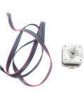 17HS2408 4 Wire Stepper Motor Quiet High Torque Nema 17 Servo Unit with wiring, ideal for CNC machines and printers.