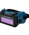 Slick Auto Darkening Welding Goggles With Flip Up Lens And Anti Scratch Shield Top Notch Navy Eye Protection Glasses for hardcore arc welding.