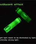 A22I T Type Level Meter, Mini Spirit Level Bubble Two Ways T Type glowing in the dark with noctilucent effect.