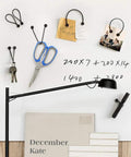 Reusable Silicone Magnetic Cable Ties 20 Pack Black For Neat Cord Organization And Bundling, 7.16 Inches holding items on board