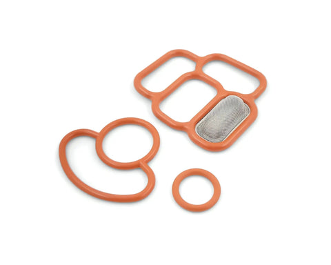 Honda S2000 Spool Valve Solenoid Gasket Kit Includes Upper And Lower Gaskets And O Ring For AP1 AP2 1999 To 2009 Replacement Easy Install Keeps The VTEC System Sealed And Running Smooth