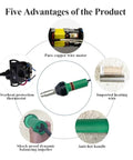 110V 1600W Hot Air Welder Gun For Plastic Repairs And DIY Projects with five highlighted features and components.