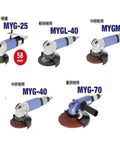 Heavy Duty Air Powered Angle Grinder Die Tool Adjustable Power Regulator Compact Lightweight Grip collection of angle grinders