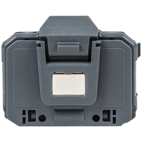 Back view of Rechargeable LED Headlamp With Adjustable Fabric Strap And Marker Holder For Work And Outdoors Goes All Day 260 Lumens