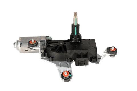 GM Rear Window Wiper Motor 23488243 OEM Replacement Part for GM Vehicles, black and silver component with mounting points