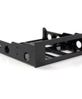 3.5 Inch To 5.25 Inch Front Bay Mounting Bracket With Screws for Desktop PCs Plug And Play Ready Easy Install in black