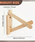 Heavy Duty Triangle Shelf Brackets For Wall Mount Wooden DIY Angle Brackets Corner Shelf Support Bedroom Space Saver Built