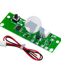 Solar Powered Night Light With Infrared Motion Sensor And Body Detection For Your Smart Home No Fuss Easy Setup Energy Efficient Circuit Board Built To Last 2026 Upgrade, green PCB with sensor dome and wire lead