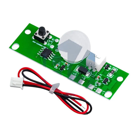 Solar Powered Night Light With Infrared Motion Sensor And Body Detection For Your Smart Home No Fuss Easy Setup Energy Efficient Circuit Board Built To Last 2026 Upgrade, green PCB with sensor dome and wire lead