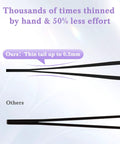 Thickened 430 Stainless Steel Slant Point Tweezers With Flat Hook For Eyebrows Facial Hair And Ingrown Hair high precision