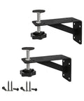 2 Pack Undermount Sink Brackets, Heavy Duty Triangular Mounting Hardware For Basins, Rust Resistant Coating, Rubber Padded Adjustable Knobs, Wobble Free Stable Support For Single Or Double Sinks