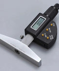 Depth Micrometer With Digital Display Ultraprecise 0-25mm Depth Gauge 0.001mm Resolution and 0.004mm Accuracy Backlit Readout