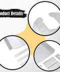 Product Details of Rock Solid Stainless Steel Hydrofoil Stabilizer Fin For 40-350HP Outboard Motors with bolts and plates