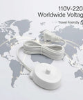 Inductive Travel Charger For Electric Toothbrushes No Fuss Compatible With 3757 3756 Pro Series And Genius Models on world map