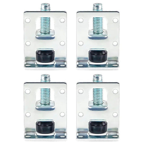 Heavy Duty Metal Leveling Feet Set Of 4 For Tables And Benches, Adjustable Furniture Levelers With Stainless Steel Construction