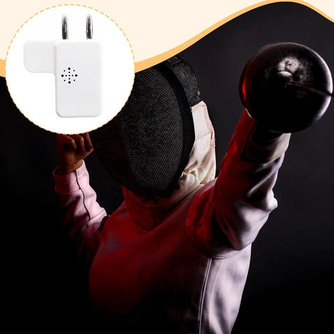 Fencing Target Standalone Practice Tool With Audio Visual Alerts For Epee Pro Grade Accuracy Portable Training Equipment shown